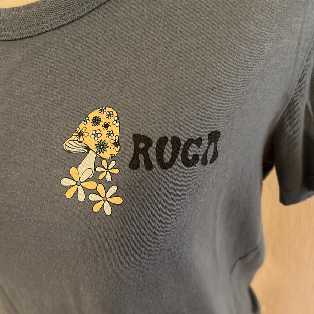 Blue RVCA Women's Top - Picture 3 of 7